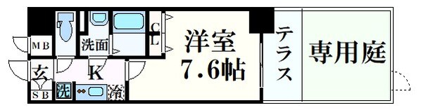 神戸駅 徒歩5分 1階の物件間取画像